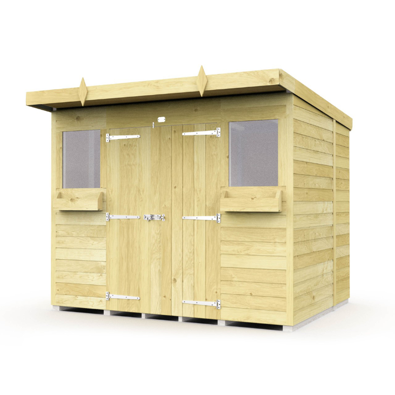 Holt 8' x 8' Handsworth Pressure Treated Summer Shed from Cabins.co.uk