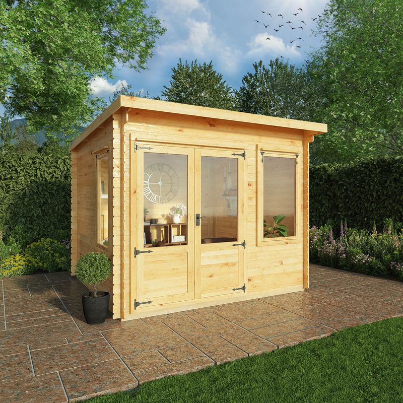 Adley 3m x 3m Hereford Log Cabin - 19mm at Cabins.co.uk