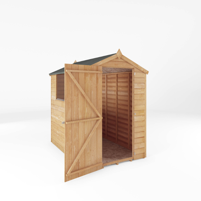 Mercia 4' X 6' Overlap Apex Shed