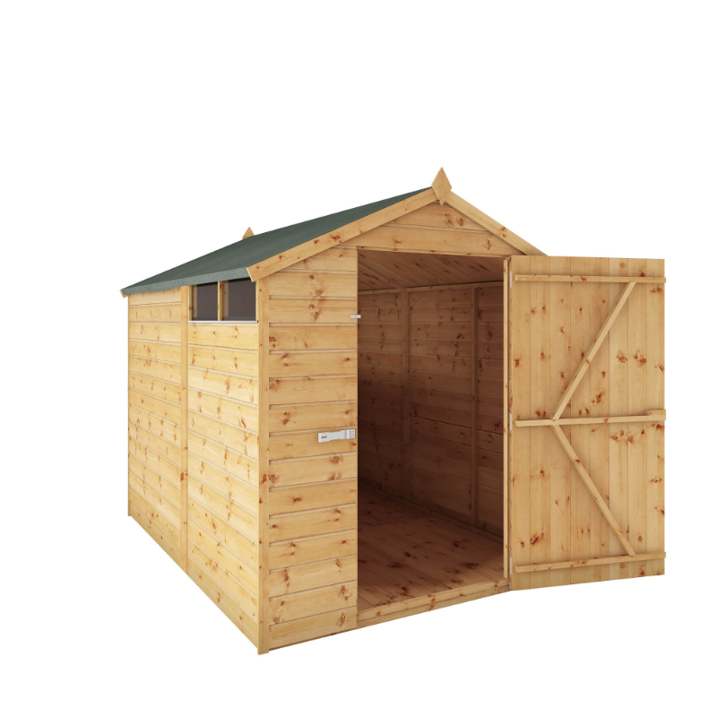 Mercia 6' x 8' Premium Shiplap Apex Security Shed at Cabins.co.uk