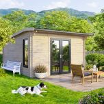 Oren 12' x 14' Duchess Log Cabin - 44mm