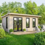 Oren 20' x 14' Countess Log Cabin - 44mm