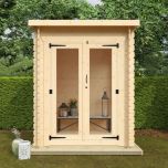 Redlands 6' x 6' Portrush Log Cabin