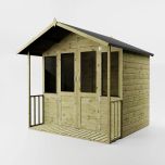 Mercia 7' x 7' Traditional Summer House With Veranda