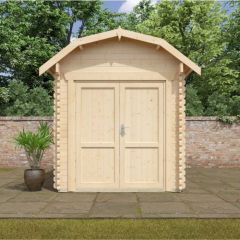 Redlands Atlanta 14' x 8' Log Cabin