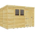 Holt 10' x 9' Pressure Treated Shiplap Modular Pent Shed