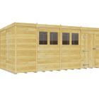 Holt 15' x 9' Pressure Treated Shiplap Modular Pent Shed