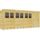 Holt 16' x 9' Pressure Treated Shiplap Modular Pent Shed