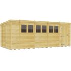 Holt 18' x 9' Pressure Treated Shiplap Modular Pent Shed
