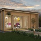 Greenway 4.7m x 6.48m Winston Log Cabin - 44mm