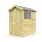Holt 4' x 6' Pressure Treated Shiplap Modular Apex Shed