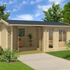 Greenway 5.2m x 3.7m Leighfield Log Cabin - 44mm