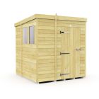 Holt 6' x 6' Pressure Treated Shiplap Modular Pent Shed