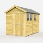 Holt 7' x 9' Double Door Shiplap Pressure Treated Modular Apex Shed