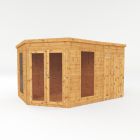 Mercia 12' x 8' Chelsea Deluxe Corner Summer House With Side Shed