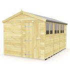 Holt 8' x 14' Pressure Treated Shiplap Modular Apex Shed