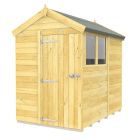 Holt 5' x 7' Pressure Treated Shiplap Modular Apex Shed