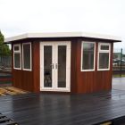 Bards 12' x 12' Oswald Bespoke Insulated Garden Room - Cedar
