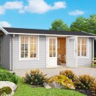 Greenway 4.8m x 2.8m Ettrick Log Cabin - 44mm