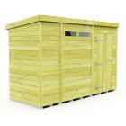 Holt 10' x 4' Pressure Treated Shiplap Modular Pent Security Shed