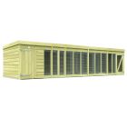 Holt 18' x 6' Pressure Treated Shiplap Dog Kennel And Run