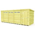 Holt 19' x 7' Pressure Treated Shiplap Modular Pent Security Shed