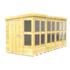 Holt 6' x 14' Pressure Treated Shiplap Modular Pent Potting Shed