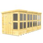 Holt 6' x 16' Pressure Treated Shiplap Modular Pent Potting Shed