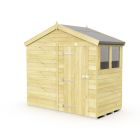 Holt 8' x 4' Pressure Treated Shiplap Modular Apex Shed
