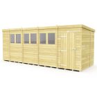 Holt 18' x 7' Pressure Treated Shiplap Modular Pent Shed
