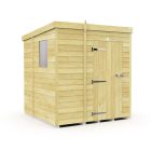 Holt 5' x 6' Pressure Treated Shiplap Modular Pent Shed