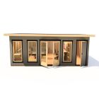 Loxley 20' x 12' Wembley Insulated Garden Room With Side Shed