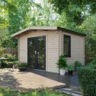 Powersheds 10' x 12' Chalet Log Cabin Home Office - 44mm