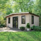 Oren 12' x 18' Marquess Log Cabin - 44mm