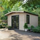 Oren 14' x 12' Marquess Log Cabin - 44mm