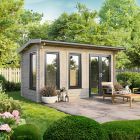 Oren 16' x 8' Duchess Log Cabin - 44mm