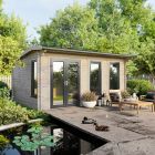 Oren 18' x 16' Duchess Log Cabin - 44mm
