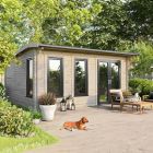 Oren 18' x 18' Duchess Log Cabin - 44mm