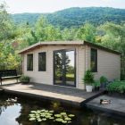 Oren 18' x 18' Marquess Log Cabin - 44mm