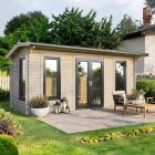 Oren 20' x 8' Duchess Log Cabin - 44mm