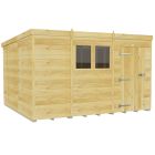 Holt 11' x 10' Pressure Treated Shiplap Modular Pent Shed