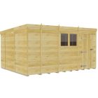 Holt 13' x 10' Pressure Treated Shiplap Modular Pent Shed