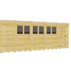 Holt 19' x 10' Pressure Treated Shiplap Modular Pent Shed