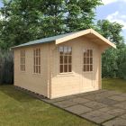 Redlands 10' x 12' Riviera Log Cabin - 28mm