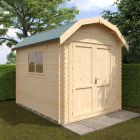 Redlands 12' x 8' Atlanta Log Cabin - 28mm