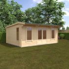 Redlands 20' x 14' Birkdale Log Cabin - 44mm