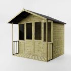 Mercia 7' x 7' Traditional Summer House With Veranda