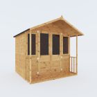 Mercia 7' x 7' Traditional Summer House With Veranda