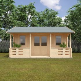 Redlands 5.4m x 4.2m Prestwick Log Cabin