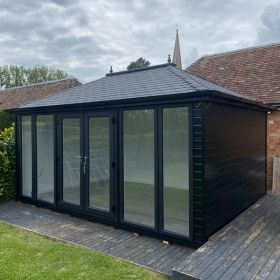 Bards 22' x 12' Yorick Bespoke Insulated Garden Room - Painted